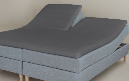CPH Living Splitlagen Percale U80 180x200x11 cm - Mørkegrå