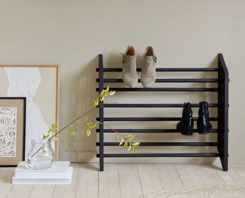 We Do Wood Moodstand Skostativ B: 78 cm - Sortlakeret Eg