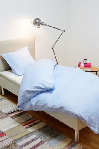 CPH Living Dobbeltsengetøj NØRREBRO 200x200 / 60x63 cm - Lyseblå