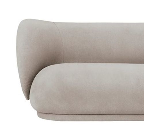 Ferm Living Rico 3 Personers Sofa Brushed L:210 cm - Sand