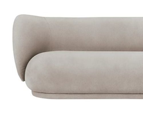 Ferm Living Rico 4 Personers Sofa Brushed L: 260 cm - Sand