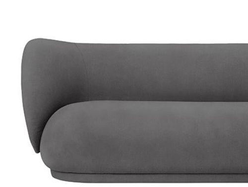 Ferm Living Rico 4 Personers Sofa Brushed L: 260 cm - Warm Grey