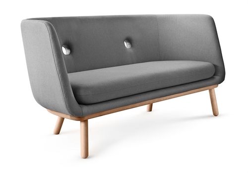 Eva Solo Phantom 2 Pers. Sofa L: 163,5 cm - Joint 604 Grå/Olieret Eg