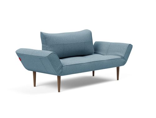 Innovation Living Zeal Styletto Daybed 72x178 cm - Mørkt Træ/Mixed Dance Light Blue