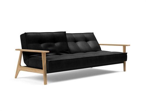 Innovation Living Splitback Frej Sovesofa L: 232 cm - Eg/Fanual Black