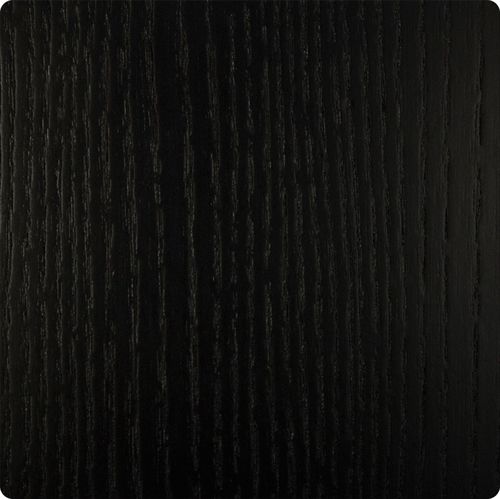 GUBI Démon Shelf, 2 Brackets, 155, 1 shelf (Black Stained Ash Semi Matt Lacquered)