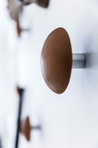 Bent Hansen B1 Button Up Knage Ø: 10 cm - Læder Sort