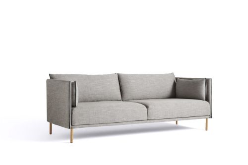 HAY Silhouette 3 Personers Sofa Mono L:212 cm - Ruskin 33 / Oiled Solid Oak