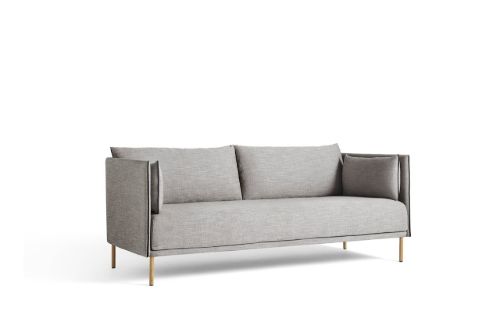 HAY Silhouette 2 Personers Sofa Mono L:171 cm - Ruskin 33 / Oiled Solid Oak