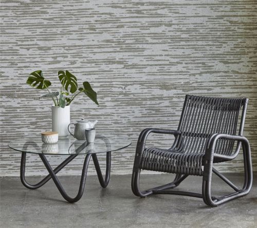 Cane-line Indoor Wave Sofabord 74x65x40 cm - Black Rattan
