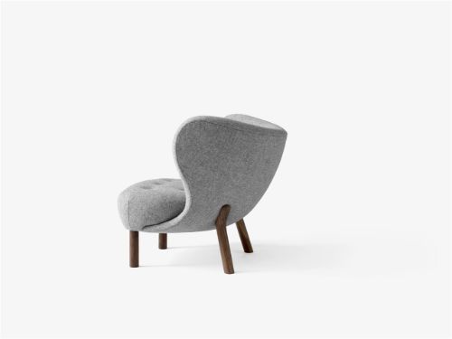 &Tradition Little Petra VB1 Lounge Chair SH: 40 cm - Oiled Walnut/Hallingdal 130