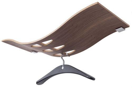 LoCa HANX hattehylde L: 79 cm - Valnød