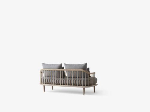 &Tradition Fly SC2 Sofa L: 162 cm - Oiled Oak/Hot Madison 094