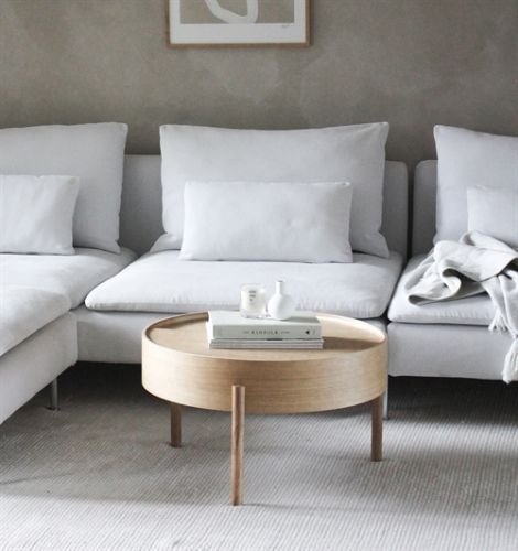 Woud Arc Coffee Table Ø: 66 cm - Oiled Oak