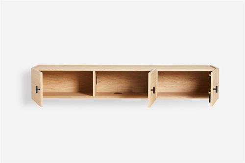 Woud Array Wall Mounted Sideboard L: 150 cm - Oak