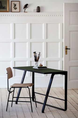 Bent Hansen Hemingway Skrivebord H: 73,5 cm - Sort/Grøn