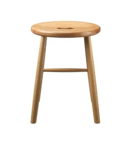 FDB Møbler J27 Skammel Børge Mogensen H: 45 cm - Eg/Lakeret