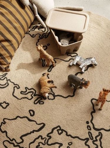 Ferm Living Animal Hand-Carved H: 13,5 cm - Zebra