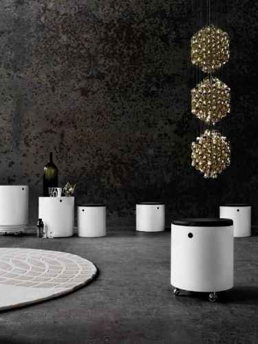 Verpan Spiral SP3 Pendant H: 220 cm - Guld