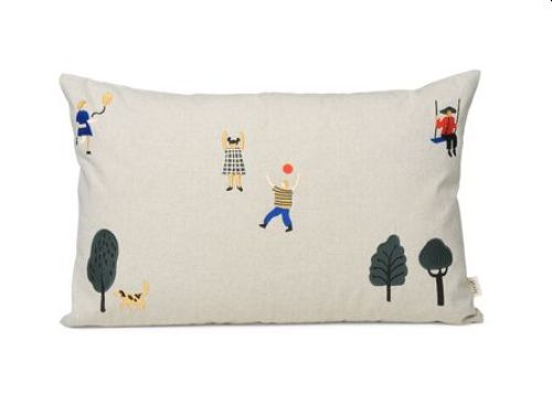 Ferm Living The Park Cushion H: 40 cm - Natural
