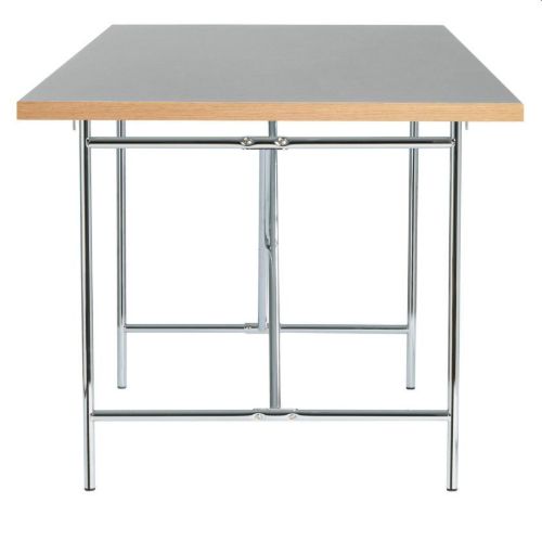 Please Wait To Be Seated Eiermann Dining H: 66 cm - Chrome/Grey