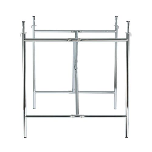 Please Wait To Be Seated Eiermann Dining H: 66 cm - Chrome/Grey