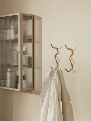 Ferm Living Curvature Hook H: 19,7 cm - Brass