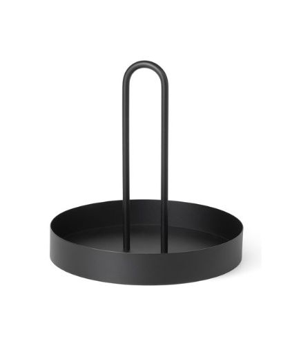 Ferm Living Grib Tray Ø: 28 cm - Black