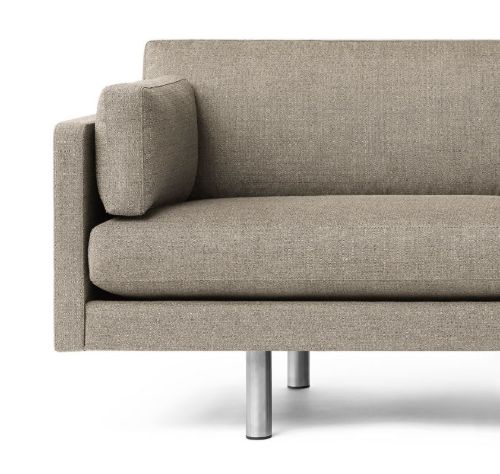 Erik Jørgensen EJ220 2062 2 Pers. Sofa 100 L: 212 cm - Foss 242/Krom