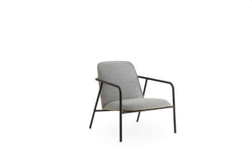 Normann Copenhagen Pad Loungestol Lav - Sort Stål / Synergy LDS 16