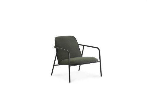 Normann Copenhagen Pad Loungestol Lav - Sort stål / Synergy LDS 41
