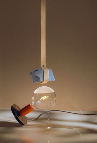 FLOS Lampadina Bordlampe H: 24 cm - Orange