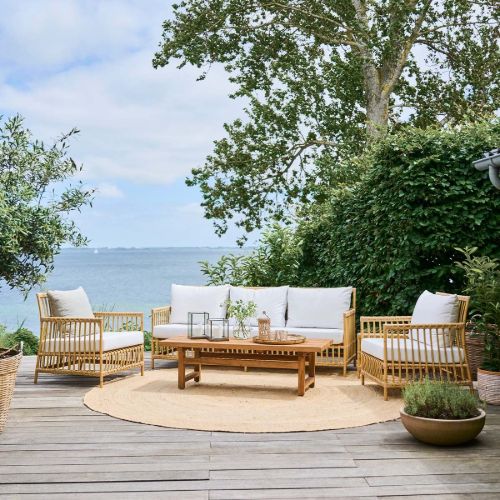 Sika-Design Ryghynde til Caroline Loungestol 66x50 cm - B450 White