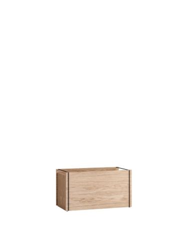 Moebe Storage Box 60x31 cm - Oak / Black Steel