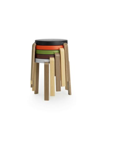 Normann Copenhagen Tap Skammel H: 43 cm - Eg/Sort
