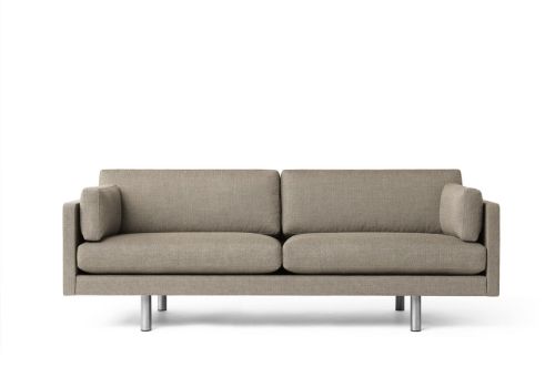 Erik Jørgensen EJ220 2052 2 Pers. Sofa 86 L: 185 cm - Foss 242/Krom