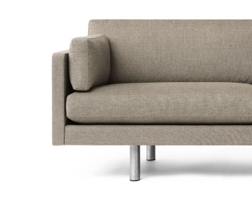 Erik Jørgensen EJ220 2052 2 Pers. Sofa 86 L: 185 cm - Foss 242/Krom