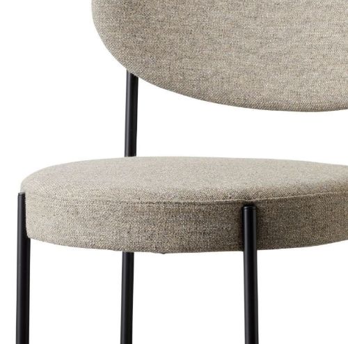 Verpan Series 430 Chair SH: 47 cm - Hallingdal 227/Black 4 FOR 3 KAMPAGNETILBUD