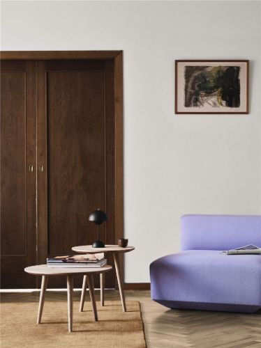 &Tradition SK13 In Between Coffee Table Ø: 48 cm - Oiled Oak