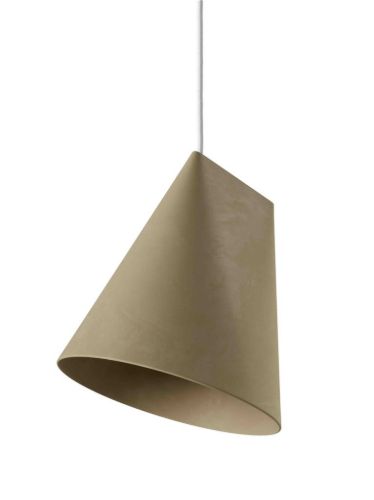 Moebe Ceramic Pendant Wide H: 23,5 cm - Olive