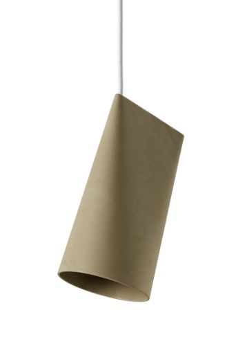 Moebe Ceramic Pendant Narrow H: 22 cm - Olive