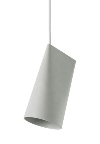 Moebe Ceramic Pendant Narrow H: 22 cm - Light Grey