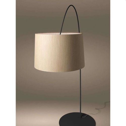 Foscarini Twiggy Wood Gulvlampe MyLight H: 212-288cm - Sort