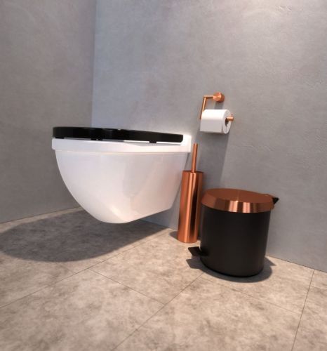 FROST NOVA2 Toiletrulleholder 1 11,5x14,5cm - Børstet Kobber
