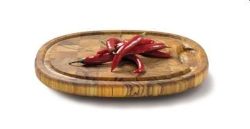 Piet Hein Superellipse Skærebræt 35x28cm - Teak