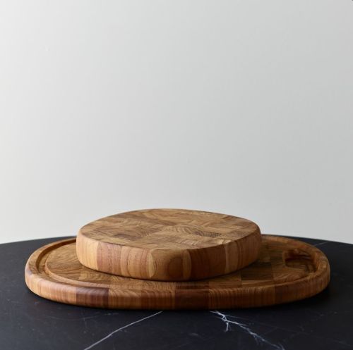 Piet Hein Superellipse Skærebræt 36x45cm - Teak