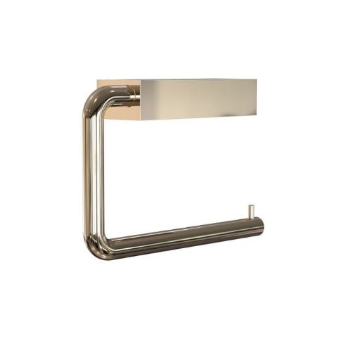 FROST QUADRA Toiletrulleholder 3 10x14,5cm - Poleret Guld