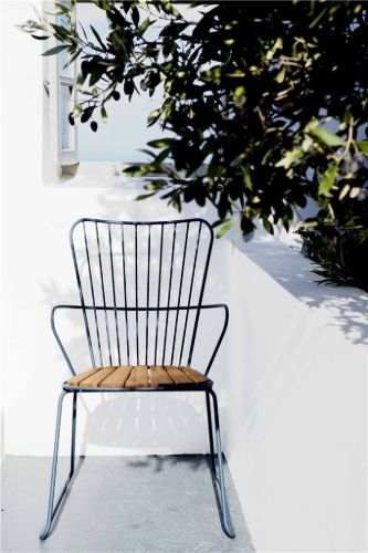 HOUE Paon Lounge Chair SH: 40 cm - Midnight Blue