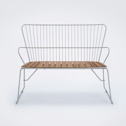HOUE Paon Bench SH: 46 cm - Taupe