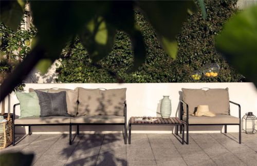 HOUE Avon Lounge Sofa B: 159 cm - Ash